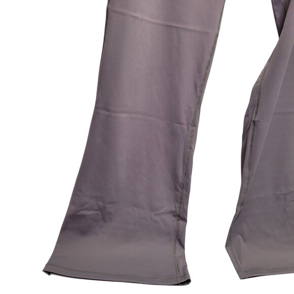 Women Bootcut Yoga High Waist Casual Pants Flare Leggings Gray Size XX-Large - Picture 3 of 9